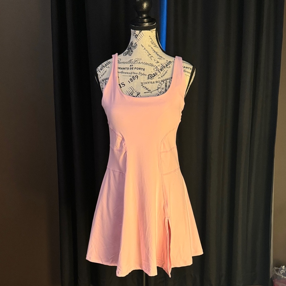 Women's Pink Sleeveless Dress